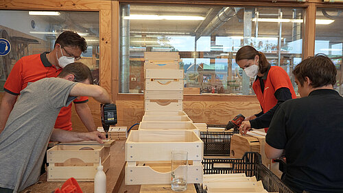 Photo: Hilti: Headquarters team members spent a day with people with and without disabilities at Sunnahof