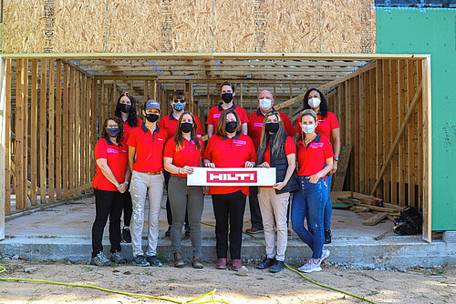 Photo: Hilti: Team Women Building for Women