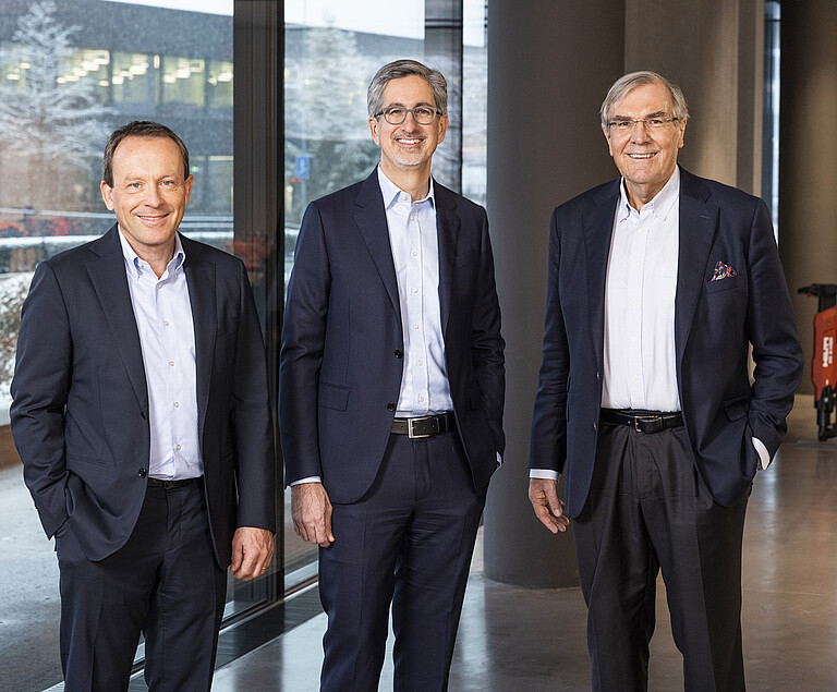 Photo: Hilti: Heinrich Fischer, Christoph Loos, Jahangir Doongaji