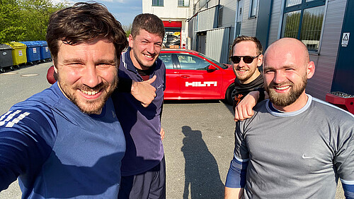 Photo: Hilti: A selfie of four persons