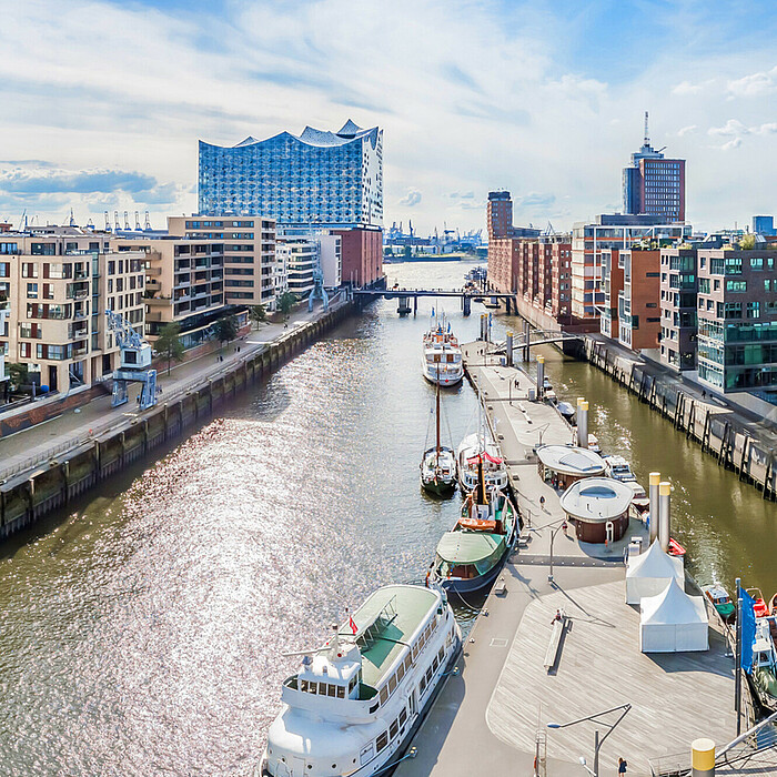 Photo: Hilti: Skyline of the Hafencity in Hamburg