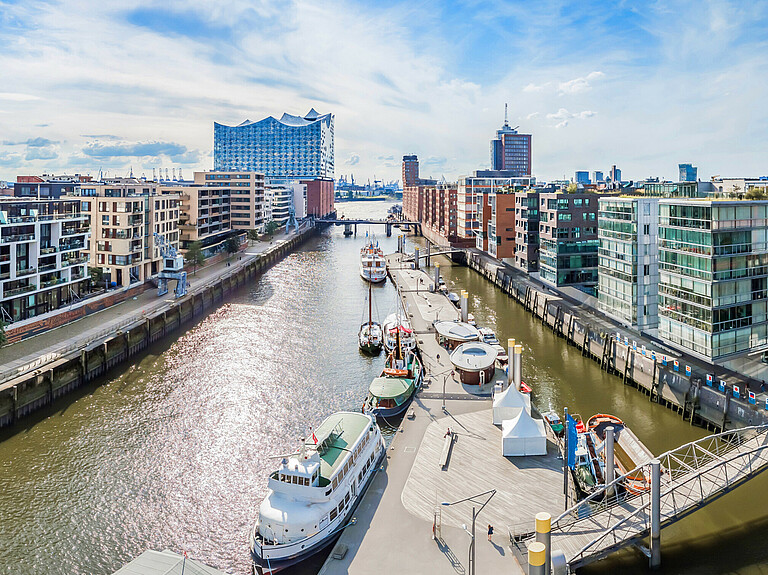 Photo: Hilti: Skyline of the Hafencity in Hamburg