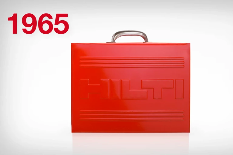 Photo: Hilti: Design of the Hilti case in 1965