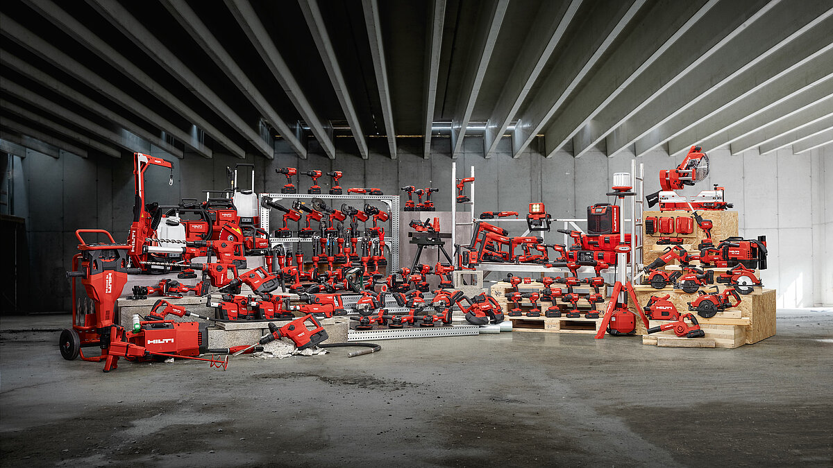 Photo: Hilti: A range of Hilti products