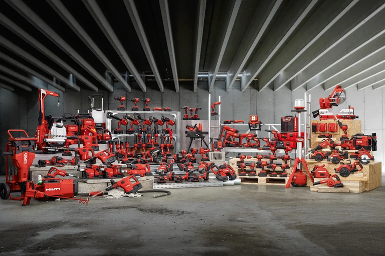 Photo: Hilti: A range of Hilti products