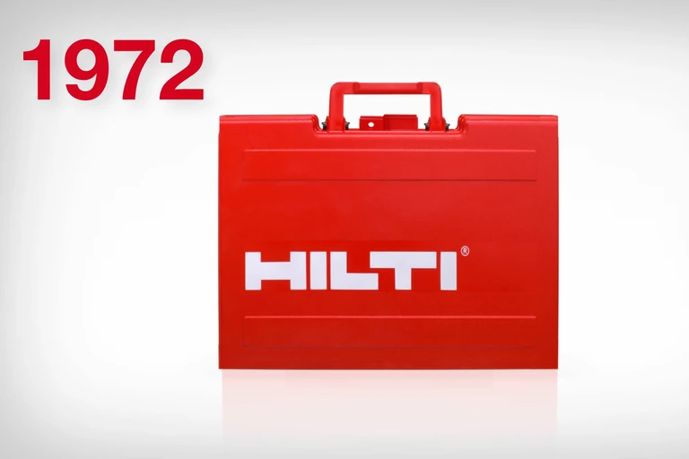 Photo: Hilti: Design of the Hilti case in 1972