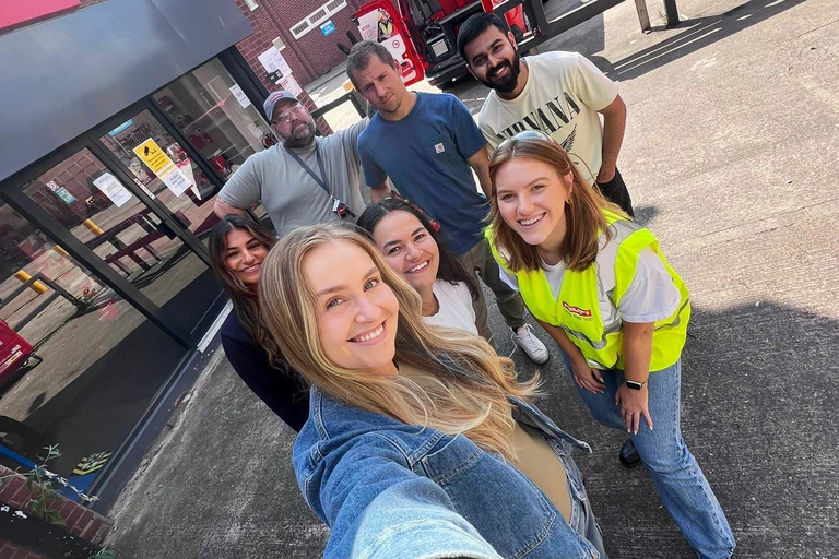 Photo: Hilti: A selfie of the team smiling