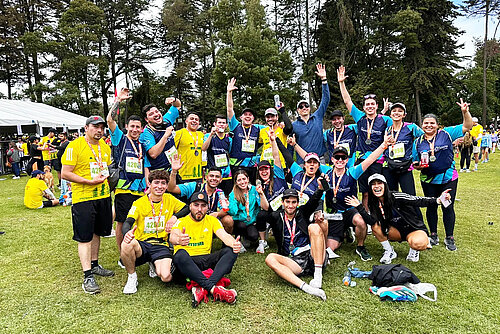 Photo: Hilti: Participants of the Bogotá Half Marathon