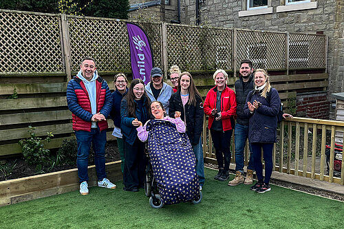 Group photo in partnership with WellChild Helping Hands.