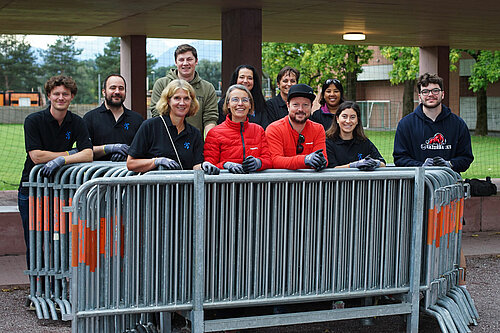 Group photo of Hilti Events and Guest Relations team at Liechtenstein’s Special Adventure Camp.